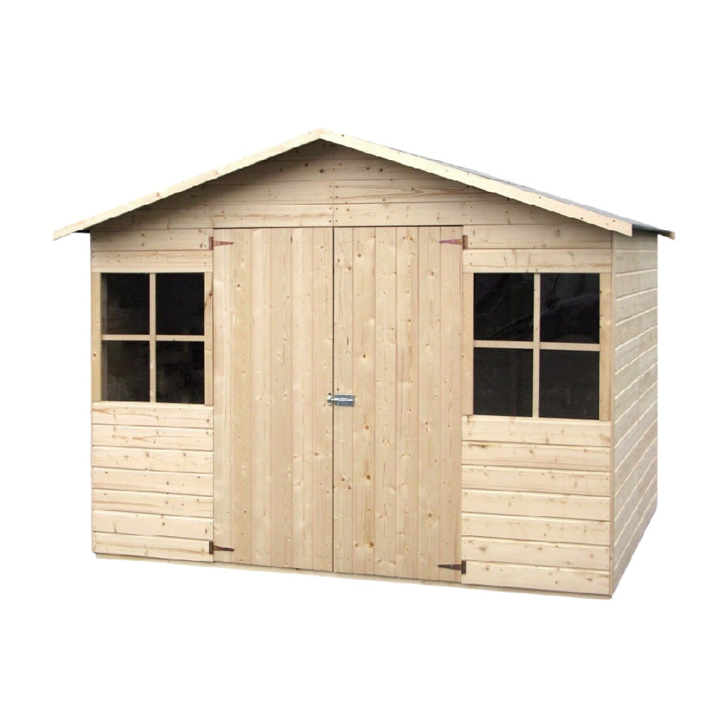 Abri de jardin en bois pour rangement extérieur - 200 x 150 x 150