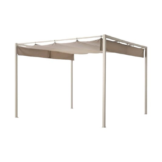 Tonnelle de jardin en aluminium pour espaces extérieurs - 300 x 300 x 250