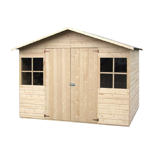 Abri de jardin en bois pour rangement extérieur - 200 x 150 x 150