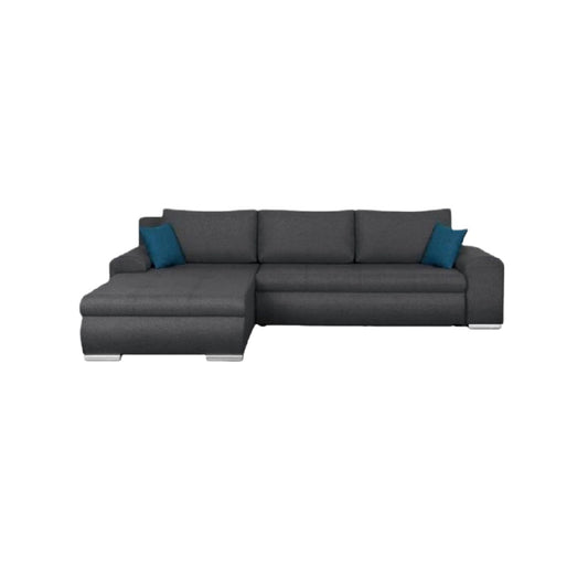 Canapé d'angle en tissu pour salon - 250 x 150 x 85